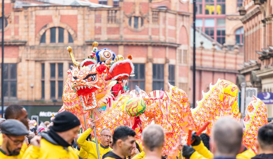 Chinese New Year Dragon Parade in Manchester
