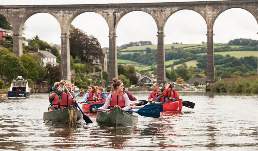 Guided Family Canoe Trips on the River Tamar from Cotehele Quay