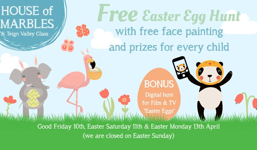 FREE EASTER EGG HUNT AT HOUSE OF MARBLES