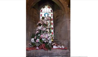 Flower Arrangement in St Giles' Church