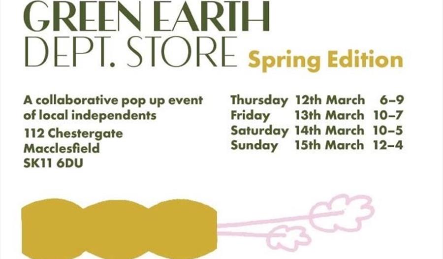 Green Earth Dept Store Spring Pop - Up Shop