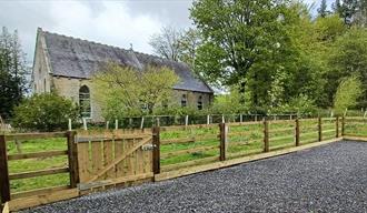 Image of the tree nursery at Bowlees Visitor Centre.