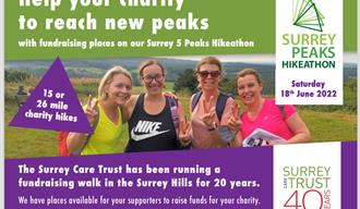 Surrey 5 Peaks charity hikeathon