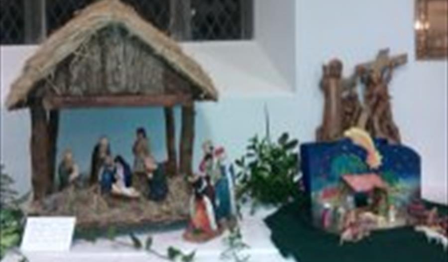 Crib exhibition, St Petroc's Church, Padstow, Cornwall