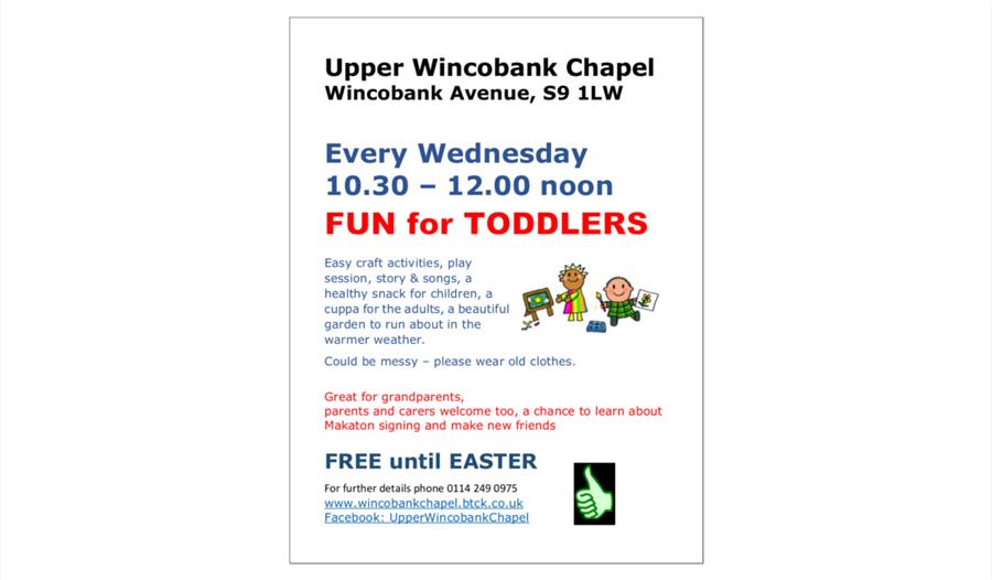 Fun for Toddlers at Upper Wincobank Chapel