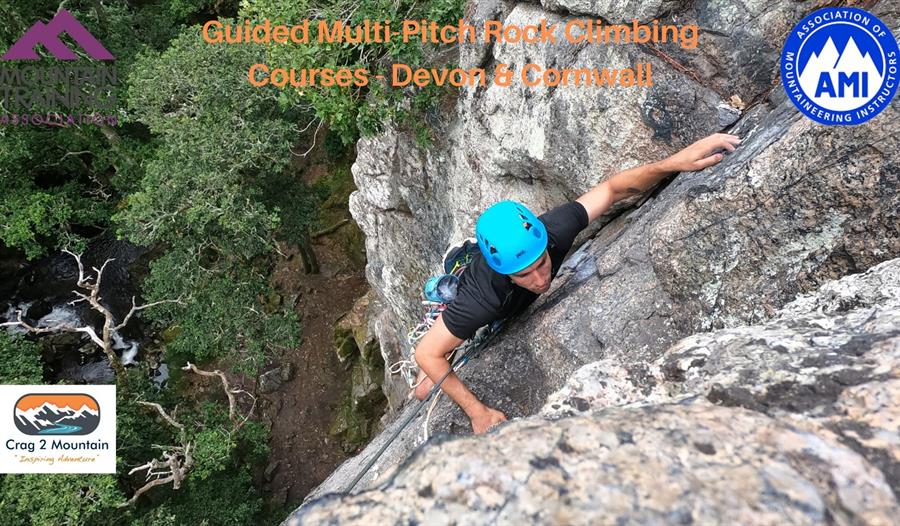 Guided Multi-Pitch Rock Climbing