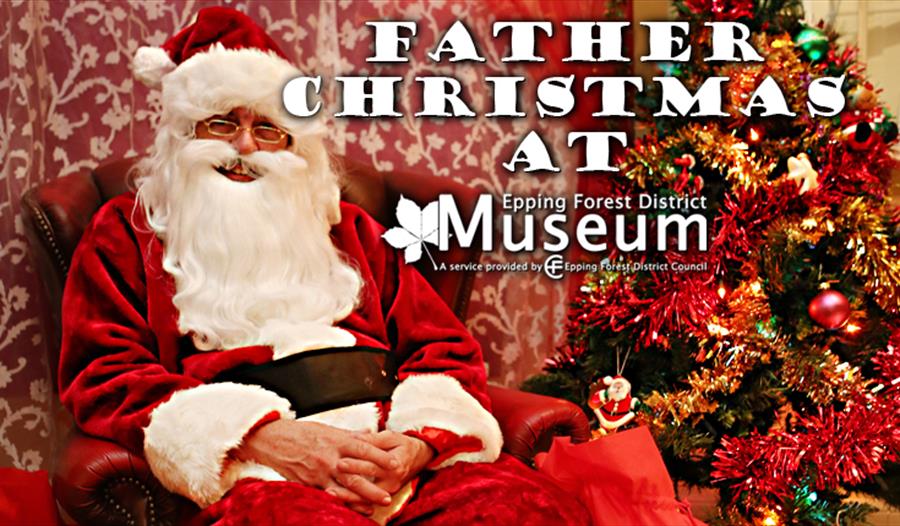 Father Christmas at Epping Forest District Museum.