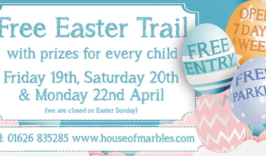 Easter Egg Trail at House of Marbles 2019