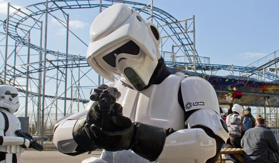Star Wars fans will be excited to hear that Storm Troopers and other characters from the legendary films are coming to The Milky Way Adventure Park ov