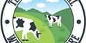 Weston-super-Mare Dairy Festival logo with cartoon cows
