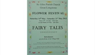 Flower Festival with a theme of "Fairy Tales"
Refreshments served all day in the nearby Village Hall