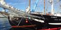 TS Royalist at Poole Harbour Boat Show