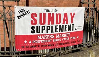 Explore artisan stalls offering the best in local produce and Staffordshire made gifts at Leek's popular Sunday Supplement market