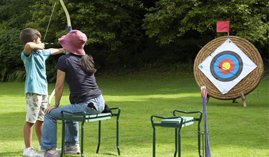 Have-a-go archery and Pistol Shooting at Dunster Castle
