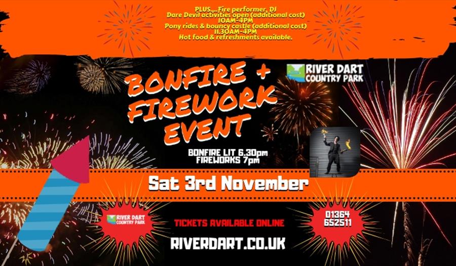Bonfire Event & Firework Display at River Dart Country Park