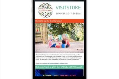 Sign up to the VisitStoke Enewsletter