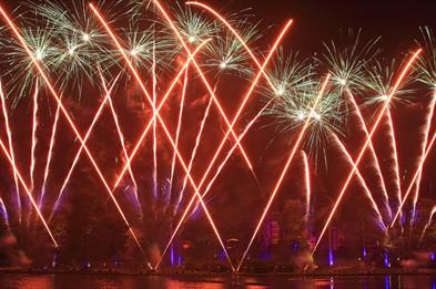 The ultimate fireworks display at Alton Towers Resort