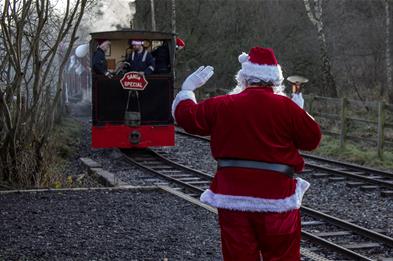 Santa Special steam trains
