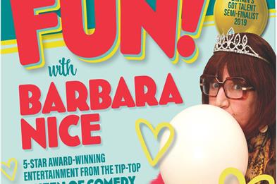 Fun! with Barbara Nice. Stoke-on-Trent Comedy Festival