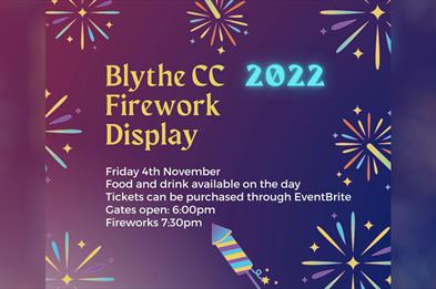 Blythe Cricket Club Fireworks