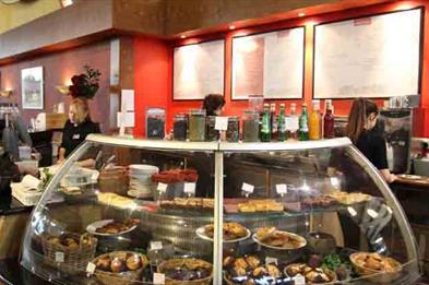 Caffe Bello within the Garden Centre