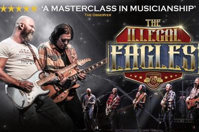 The Illegal Eagles at the Victoria Hall in Stoke-on-Trent