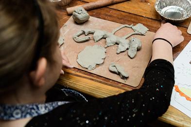 October Half Term Play with Clay - self led