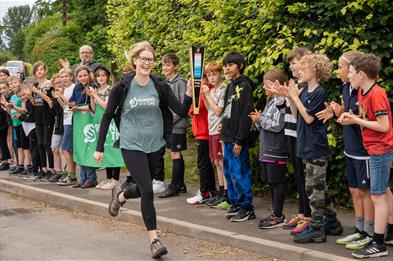 Father's Day running and walking relay