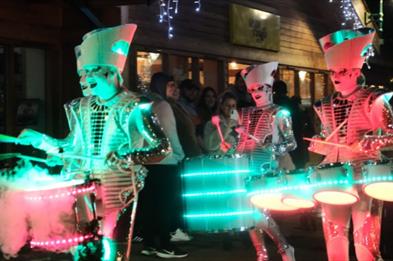 Christmas Light Switch On at Trentham Shopping Village