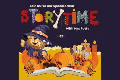 Join us for our spooktacular storytime with Mrs Potts