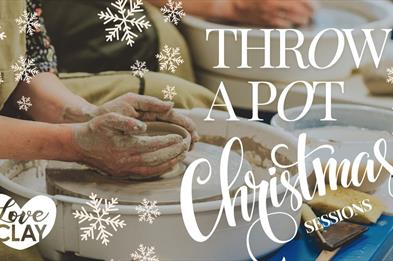 Christmas Throw a Pot
