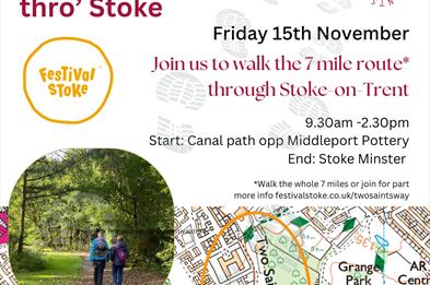 Two Saints Way thro' Stoke - walk