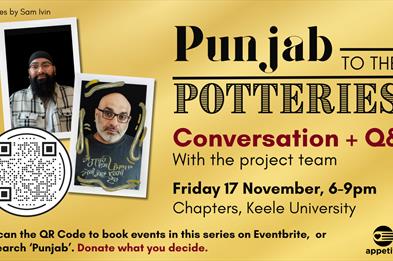 Punjab to the Potteries: Conversation + Q&A