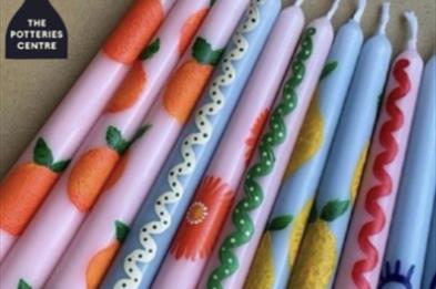 Mother's Day Candle Decorating at The Potteries Centre