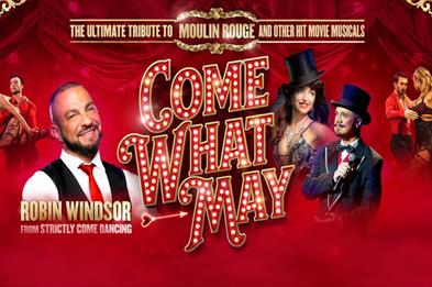 Image shows poster for come what may