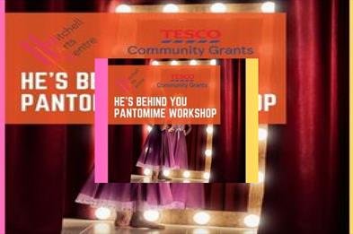 He's behind you pantomime workshop