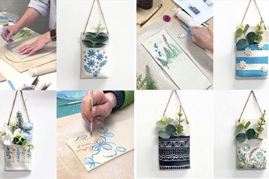 Hanging Wall Planter Pocket Pottery Workshop