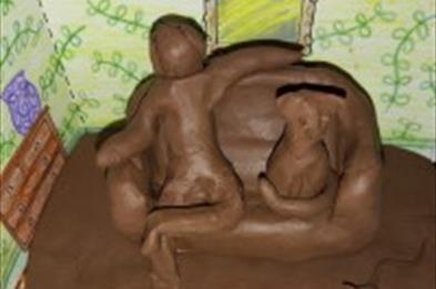 photo of clay model