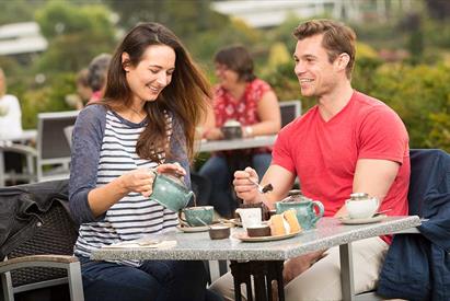 Tea for Two in the Italian Gardens Tearoom