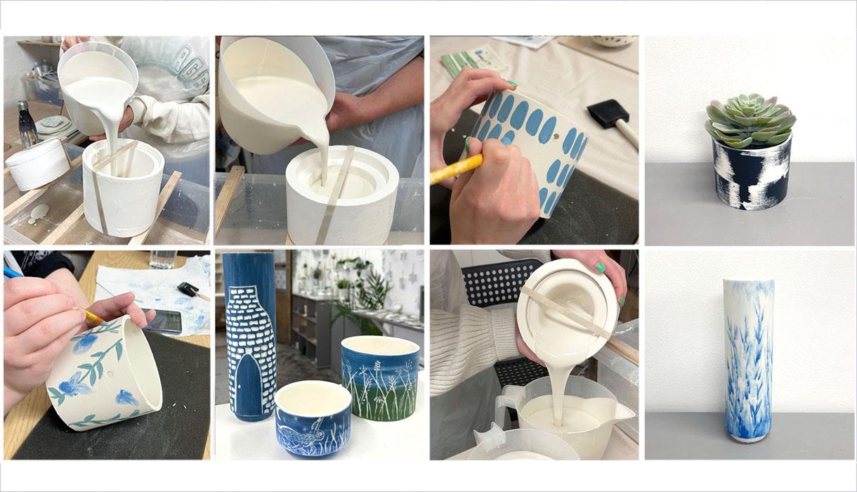 1 Day Slip Casting & Surface Decoration Workshop