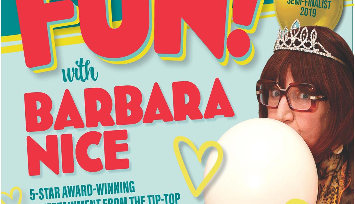 Fun! with Barbara Nice. Stoke-on-Trent Comedy Festival