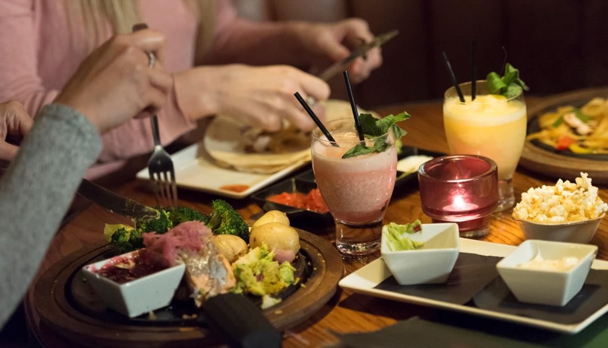 Delicious Mexican food at Chiquito Restaurant