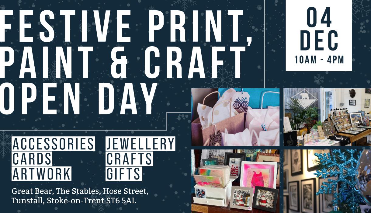 Festive Print, Paint and Craft Open Day