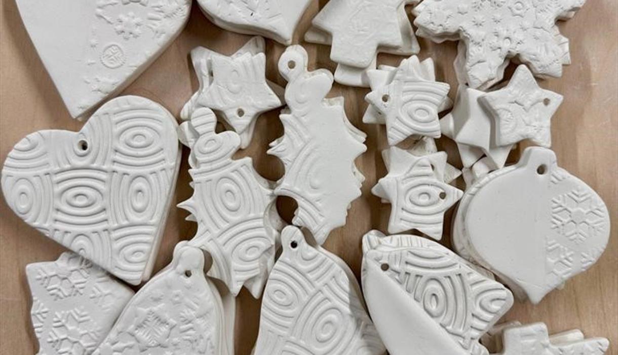 Christmas clay decorations workshop