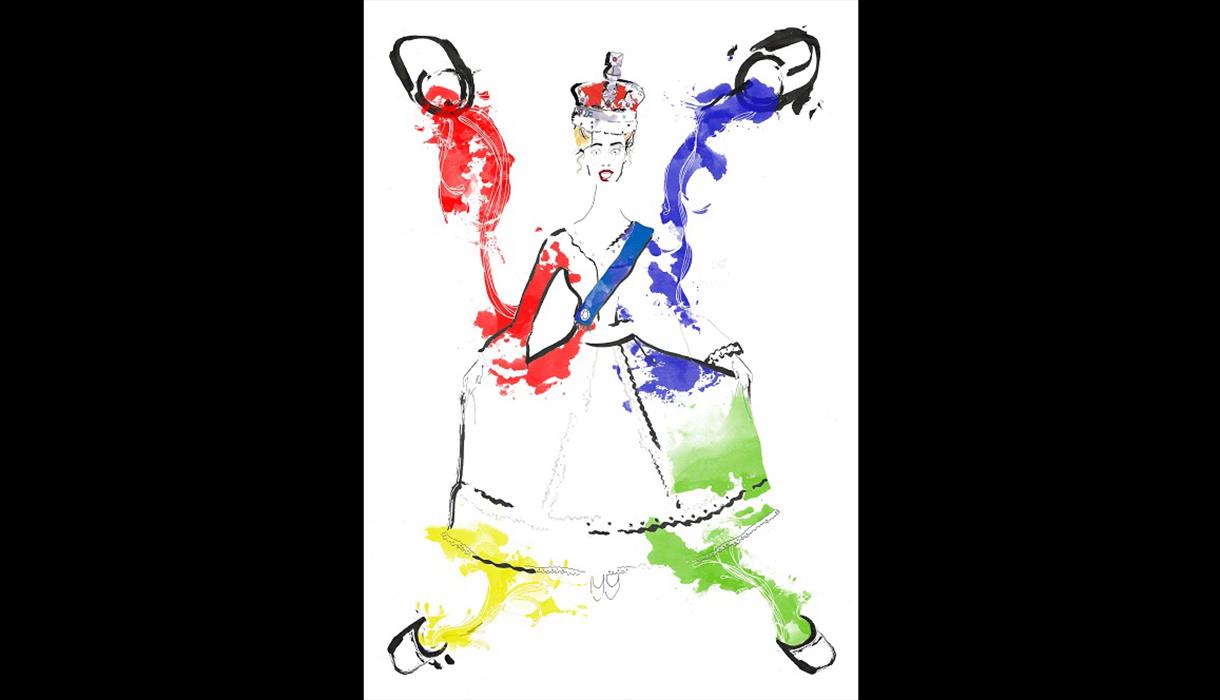 A Splash of Royal Colour