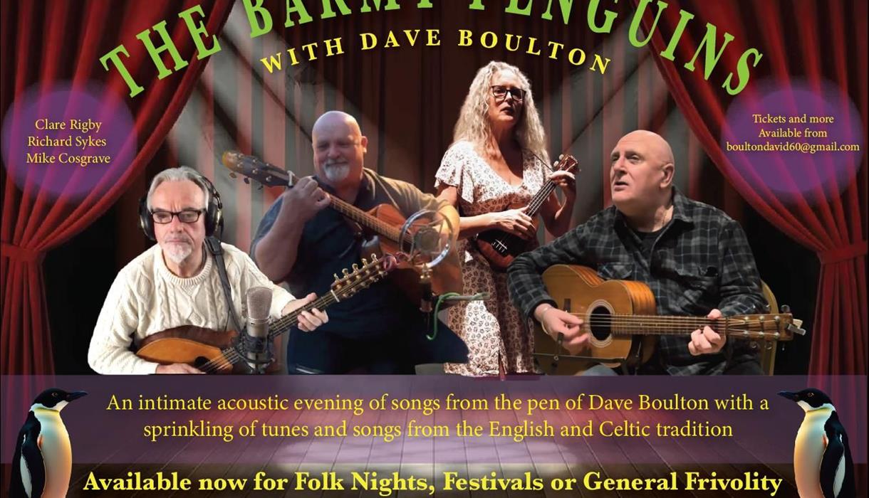 The Potteries Folk Club presents: Dave Boulton & The Barmy Penguins