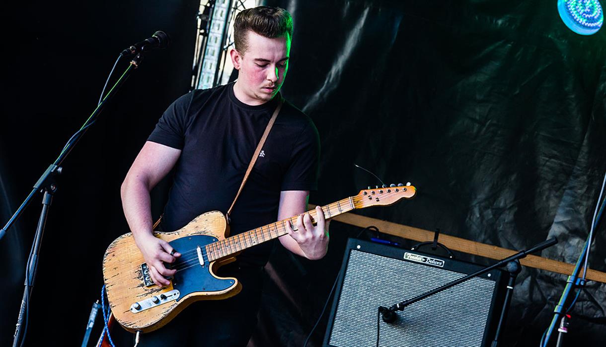 Lymelight Music Festival in Newcastle under Lyme town centre