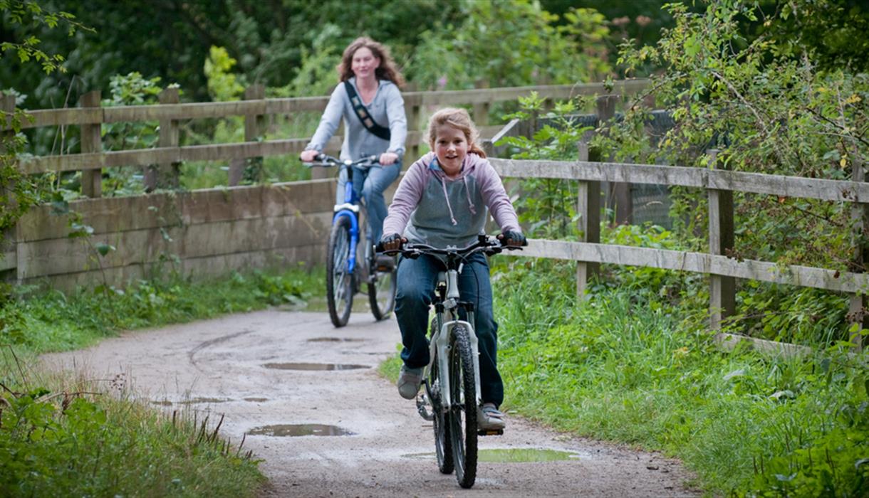 Cycling throw the scenery