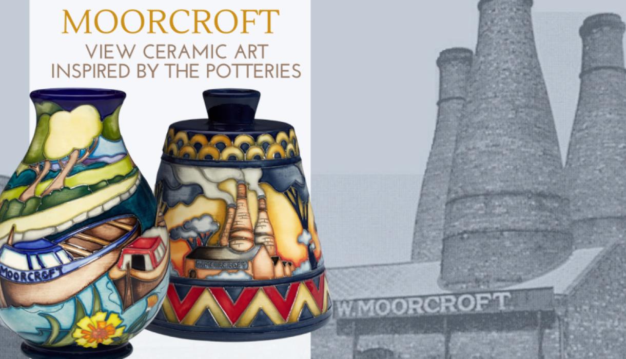 Moorcroft Ceramic Art inspired by the Potteries