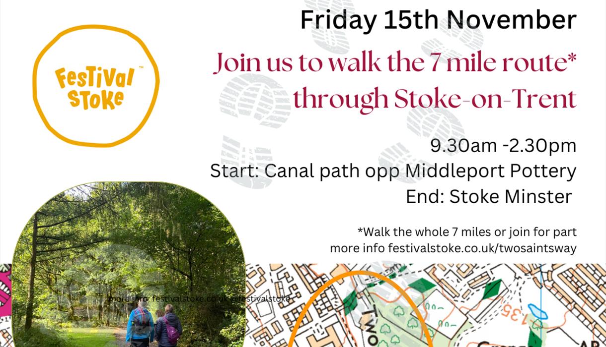 Two Saints Way thro' Stoke - walk